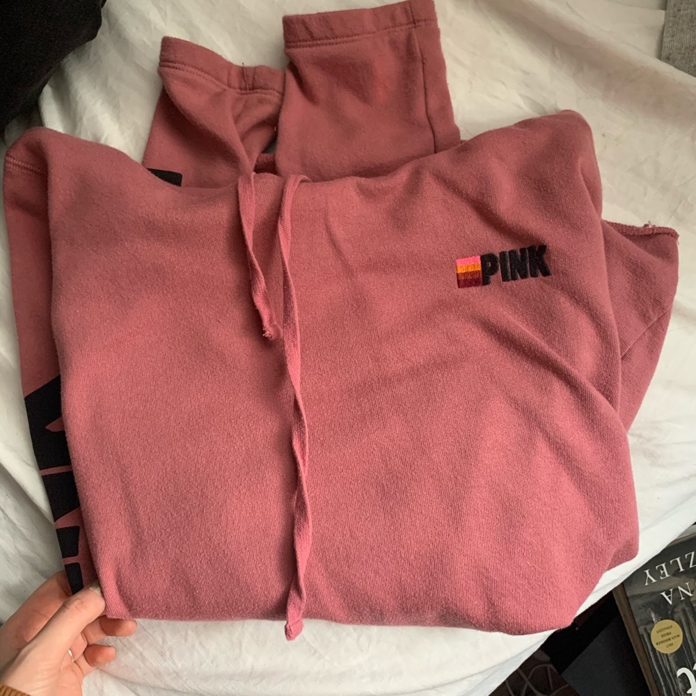 vintage pink hoodie